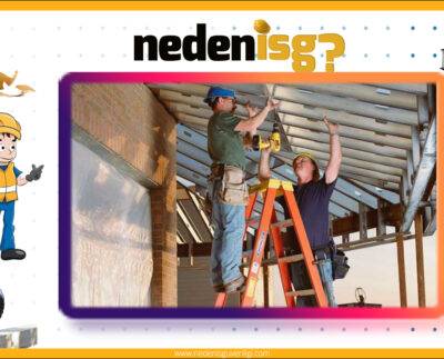 Merdivenlerle Çalışmada Genel Tedbirler