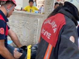Şanlıurfa'da inşaatın 4'üncü katından düşen işçi yaralandı 7