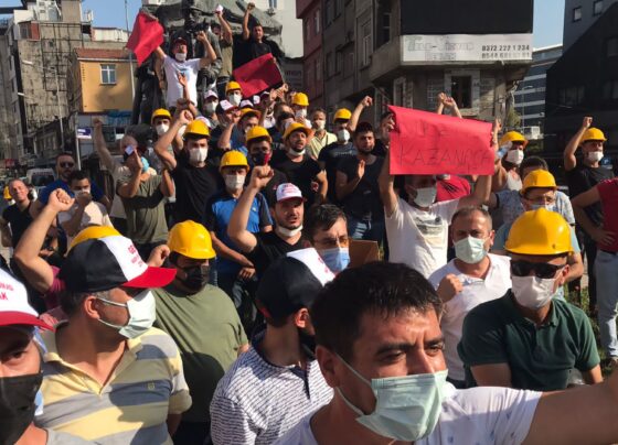 Zonguldak maden işçilerinden 'düşük ücret' protestosu 8