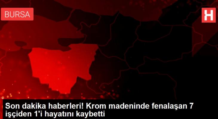 Bursa'da iş cinayeti: Krom madeninde gazdan zehirlenen 7 işçiden 1'i hayatını kaybetti 7