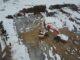 Ataşehir'de suya gömülen kepçede operatör hayatını kaybetti