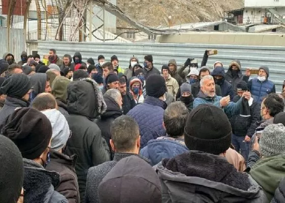 Çiftay Madencilik’te ‘İnsanca Yaşamak İstiyoruz’ eylemi 3