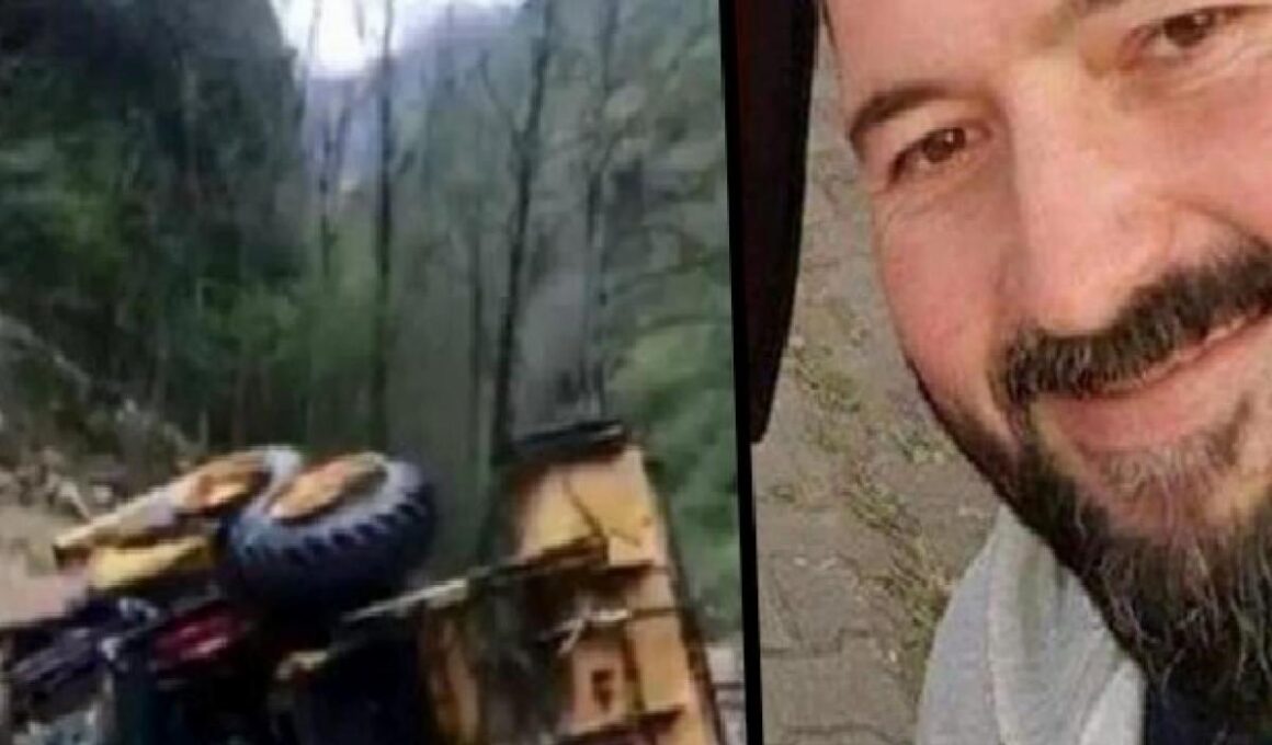 Giresun'da iş cinayeti: Umut Özdemir, iş makinesi 50 metreden yuvarlanarak hayatını kaybetti 1