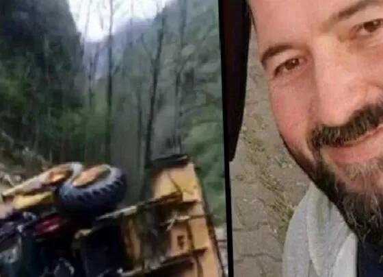 Giresun'da iş cinayeti: Umut Özdemir, iş makinesi 50 metreden yuvarlanarak hayatını kaybetti 2