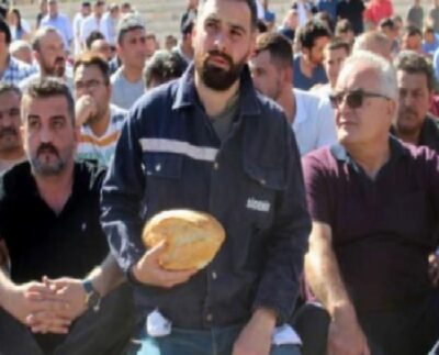 Sivas Demir Çelik işçilerinden oturma eylemi 4