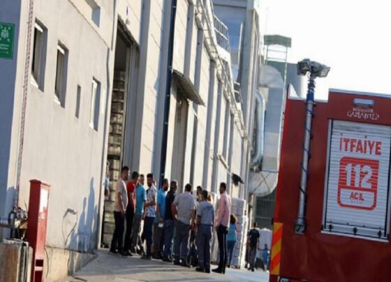 Gaziantep’te pamuk fabrikasında yangın: 1 itfaiyeci yaşamını yitirdi, 9 yaralı 3