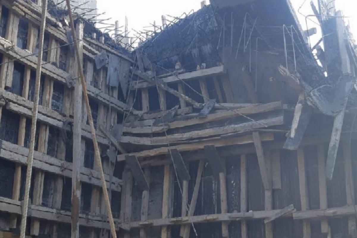 Iğdır Üniversitesi'ndeki su deposu inşaatında kalıp çöktü: 1 işçi öldü, 2 işçi yaralandı