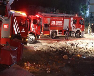 İstanbul'da iş cinayeti: Şantiyede çıkan yangında bir işçi öldü, 3 işçi hastaneye kaldırıldı