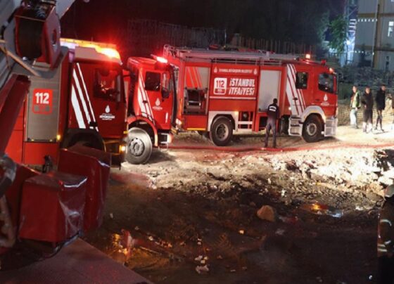 İstanbul'da iş cinayeti: Şantiyede çıkan yangında bir işçi öldü, 3 işçi hastaneye kaldırıldı