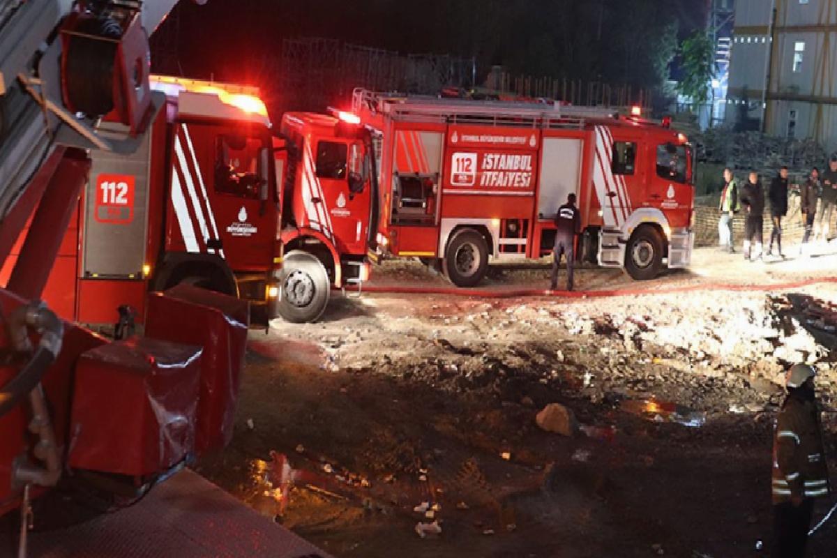 İstanbul’da iş cinayeti: Şantiyede çıkan yangında bir işçi öldü, 3 işçi hastaneye kaldırıldı