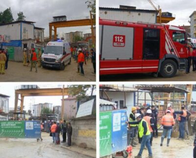 Sancaktepe’de metro inşaatında 1 işçi yaralandı