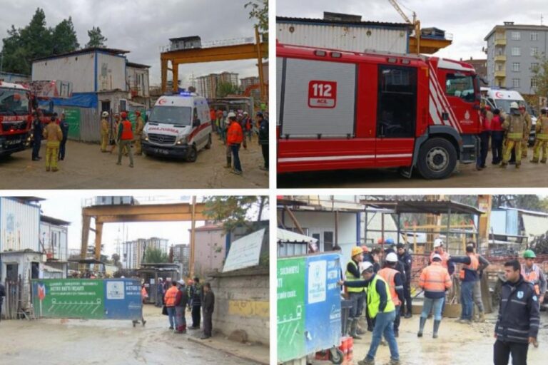 Sancaktepe’de metro inşaatında 1 işçi yaralandı 4 Sancaktepe’de metro inşaatında 1 işçi yaralandı