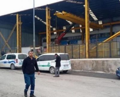 Ankara'da iş cinayeti: Üzerine vinç direği devrilen işçi hayatını kaybetti