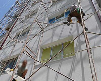 Kahramanmaraş'ta iş cinayeti: 8'inci kattaki iskeleden düşen inşaat işçisi öldü