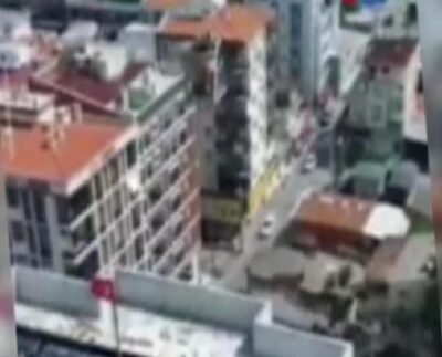 İş güvenliğini yok sayacak akıl almaz olay: Vincin beton kovasında işçi taşıdı