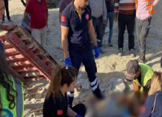 Aydın'da iş cinayeti: Üzerine demir kalıp düşen işçi yaşamını kaybetti
