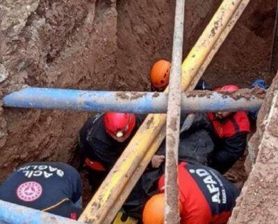 Ağrı'da göçük altında kalan işçi hayatını kaybetti
