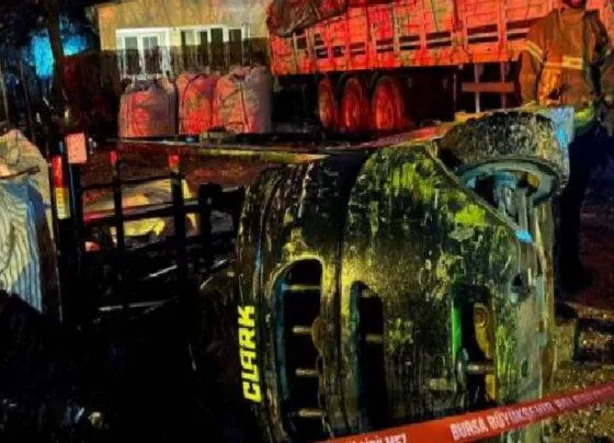 Bursa'da forkliftin altında kalan işçi hayatını kaybetti