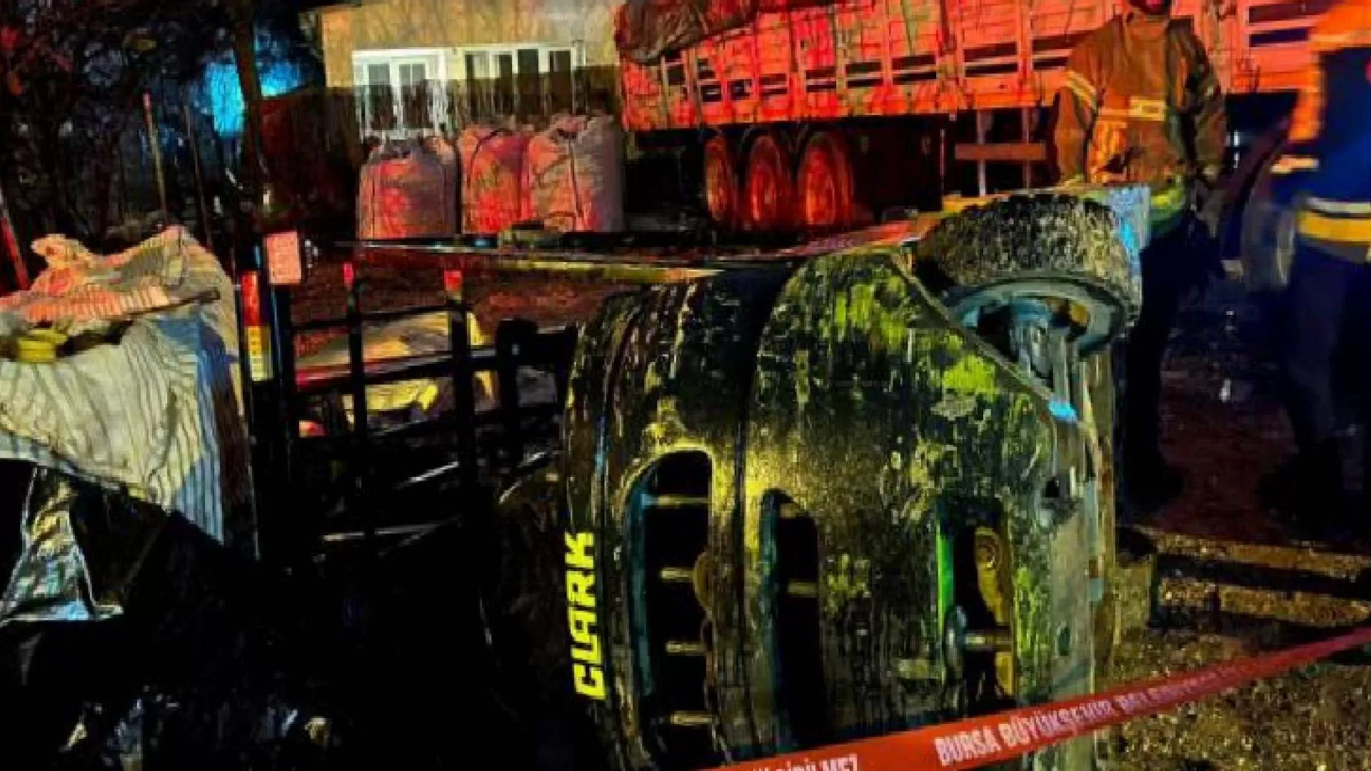 Bursa’da forkliftin altında kalan işçi hayatını kaybetti