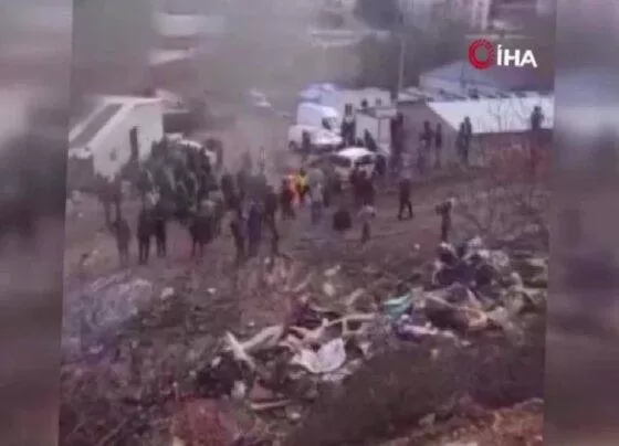 Kocaeli'de şantiyede çıkan yangında bir işçi hayatını kaybetti.