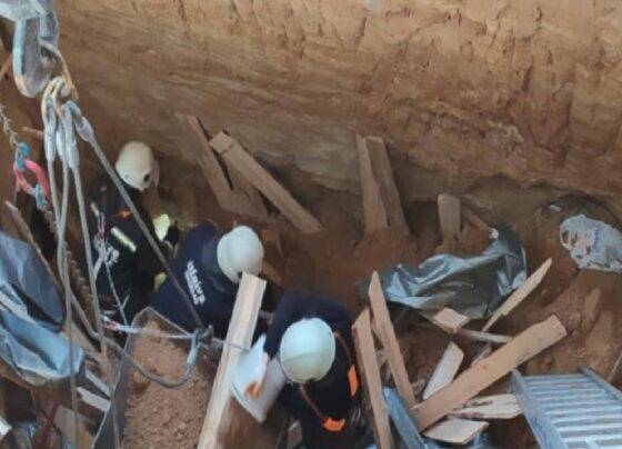 Tekirdağ'da inşaat temelinde toprak kaymasında bir işçi yaşamını kaybetti