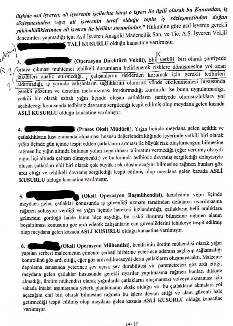 Burası Türkiye: İliç'teki maden faciasında ön bilirkişi raporu: Anagold asli kusurlu bulunmadı! 2