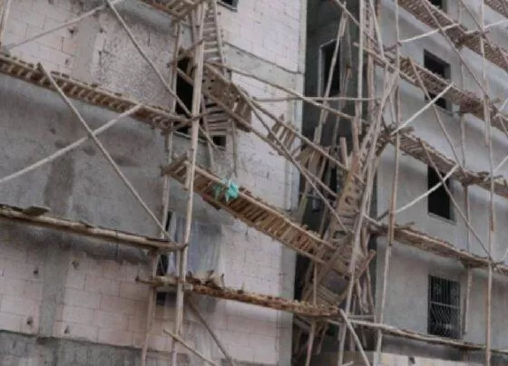 Gaziantep'te iskeleden düşen 28 yaşındaki işçi yaşamını kaybetti