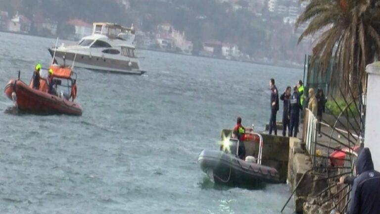 Ortaköy'de denize düşen işçi yaşamını kaybetti