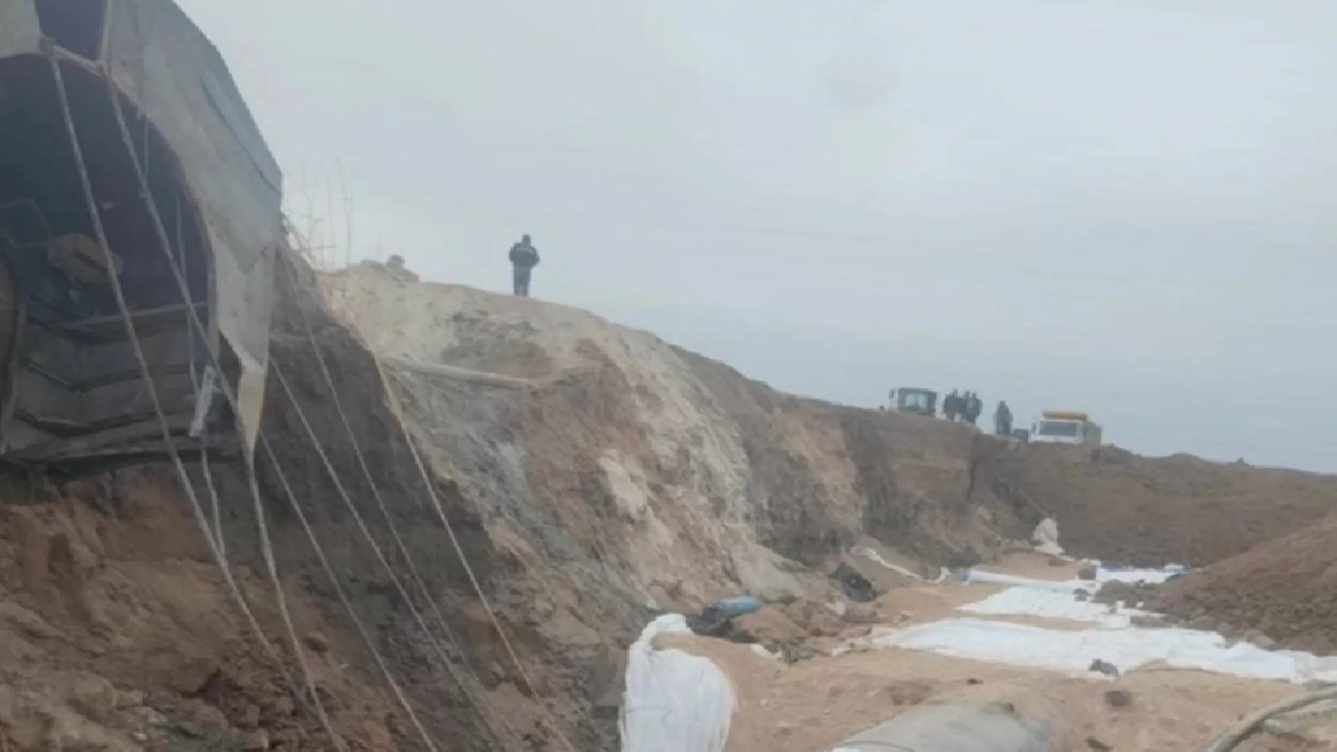 Kayseri'de kapalı sulama sistemi inşaatında işçi hayatını kaybetti 1