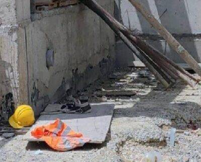 Trabzon inşaattan düşen 47 yaşındaki işçi hayatını kaybetti!