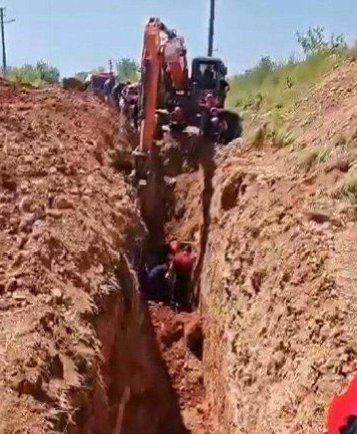 Kanalizasyon çalışması sırasında göçük altında kalan 30 yaşındaki işçi yaşamını kaybetti