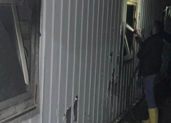 Bingöl'de konteyner yangınında 25 yaşındaki işçi hayatını kaybetti