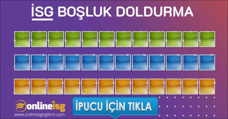 Çalışanlar için Boşluk Doldurma 9 Çalışanlar için Boşluk Doldurma