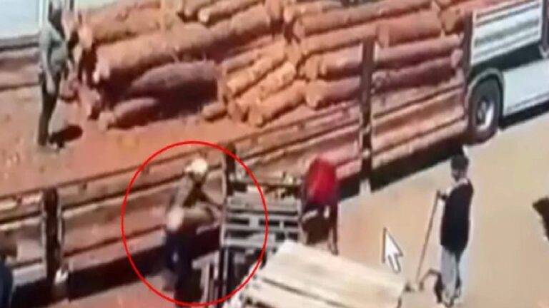 Gaziantep'te kütüklerin altında kalan işçi yaşamını kaybetti!