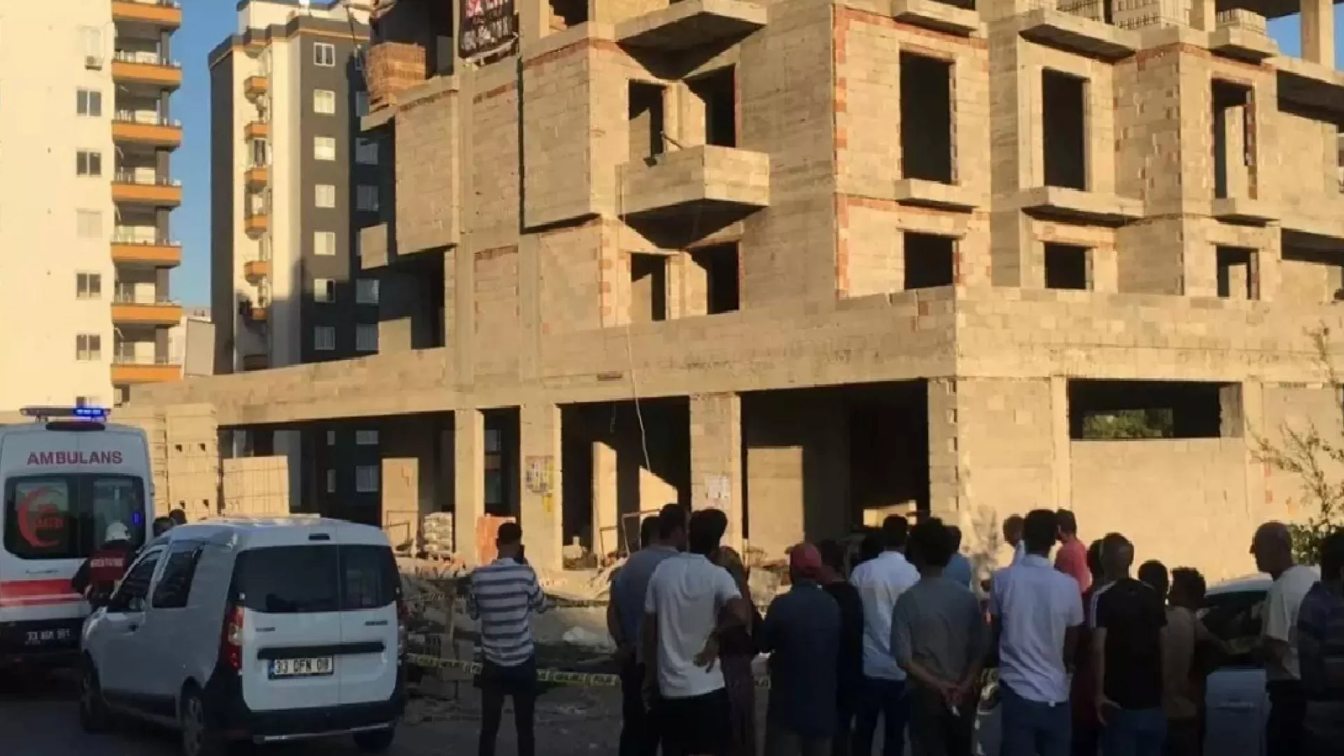 Mersin'de inşaatın 8. katından düşen 28 yaşındaki işçi yaşamını kaybetti