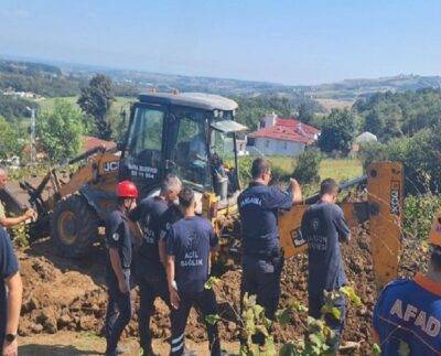 Samsun’da su kuyusu kazısındaki göçükte 2 işçi yaşamını kaybetti!
