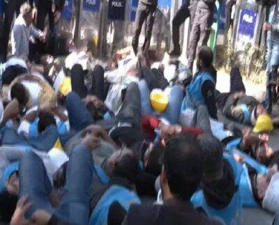 Fernas işçileri açlık grevine başladı