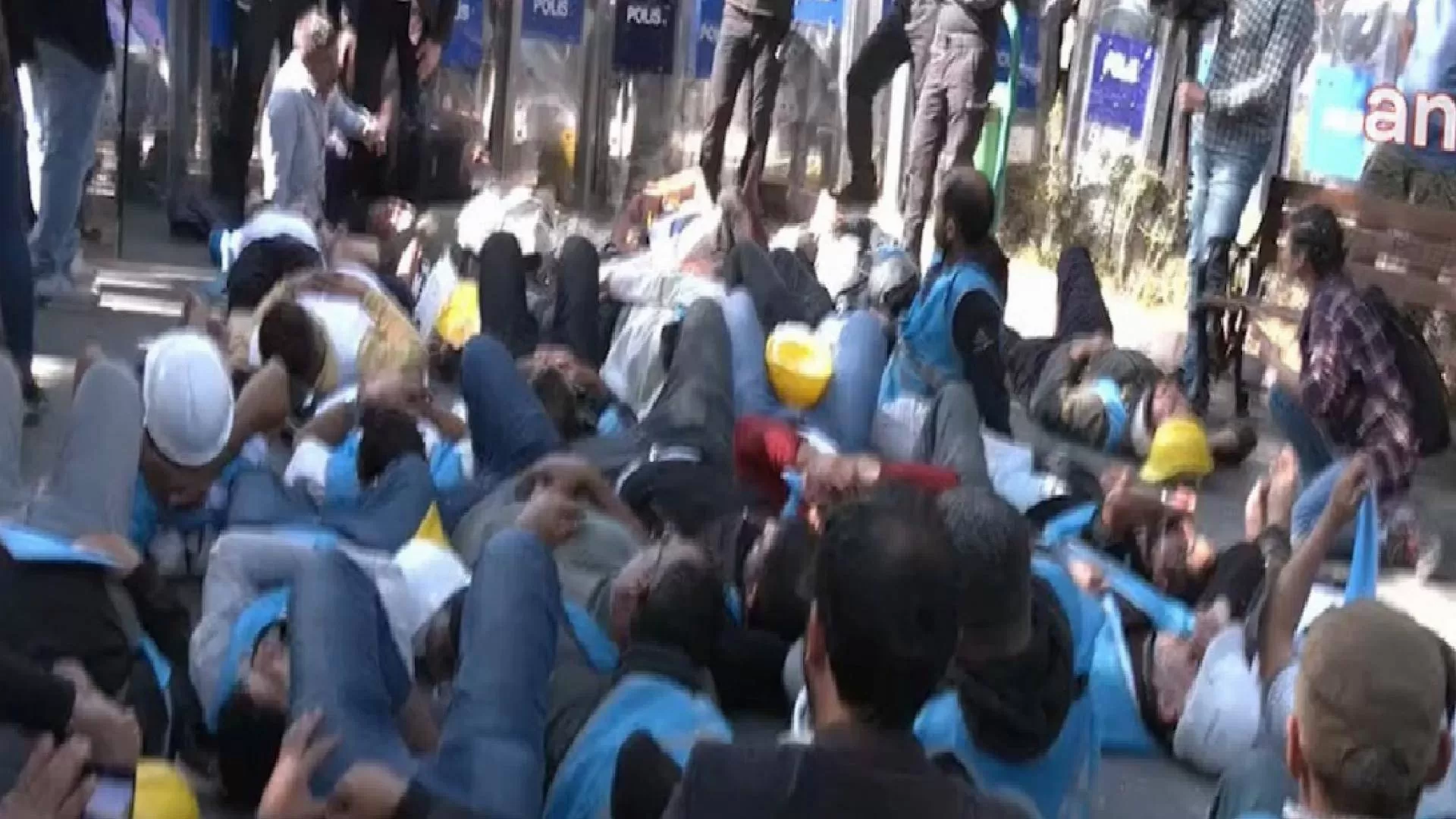 Fernas işçileri açlık grevine başladı