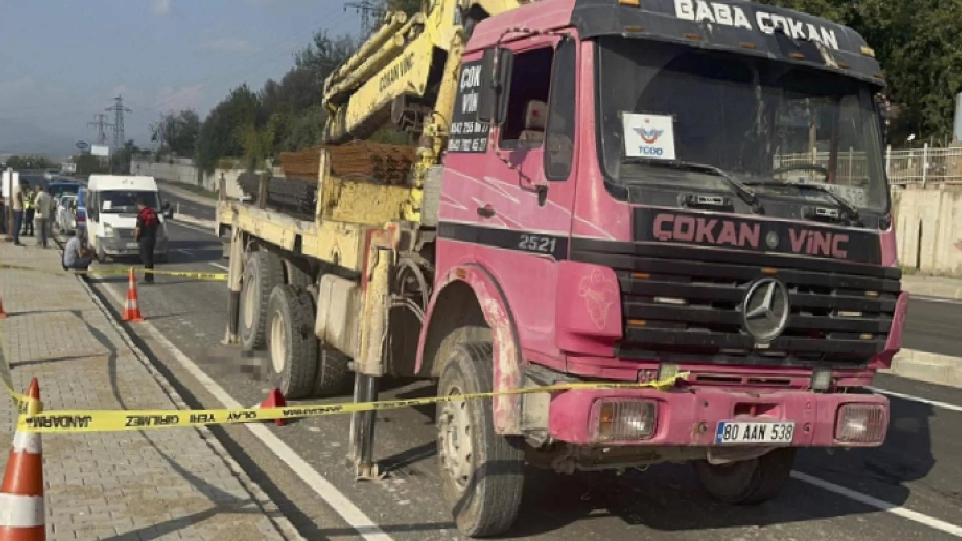 Osmaniye'de vincin altında kalan 50 yaşındaki işçi hayatını kaybetti