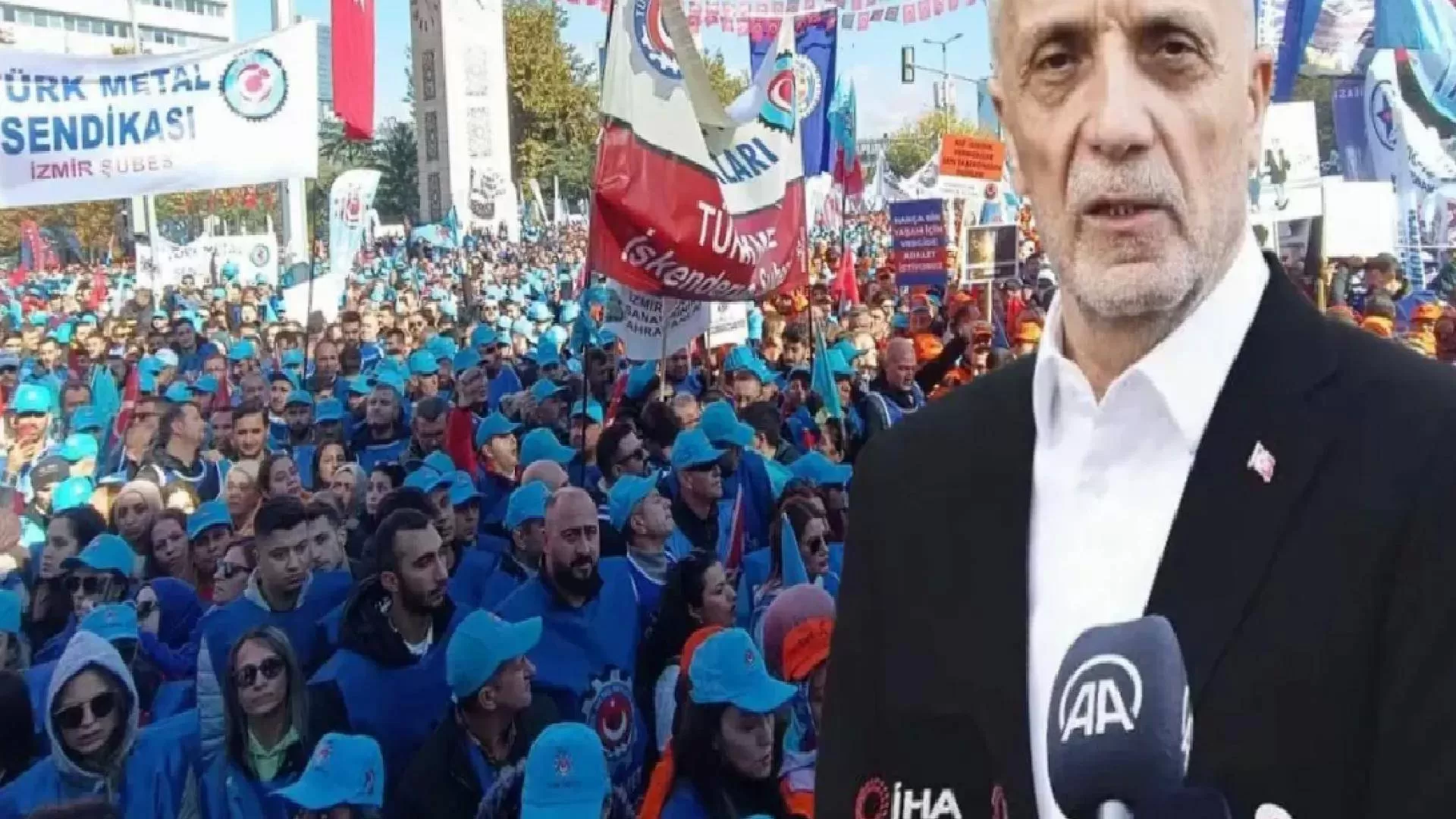 Türk-İş Başkanından hükümete rest: Biz sizin oy makineniz değiliz, ayağınızı denk alın