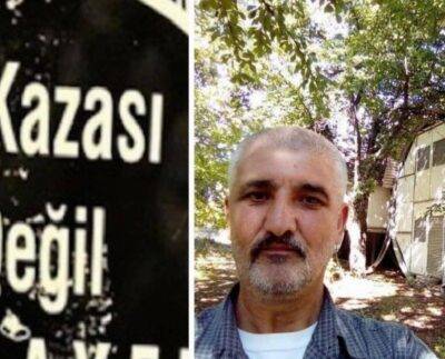 Kütahya'da başına parça düşen 61 yaşındaki Mehmet Yiğit hayatını kaybetti