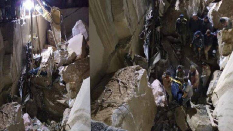 Marmara Adası'ndaki mermer ocağındaki göçükte 2 işçi hayatını kaybetti!