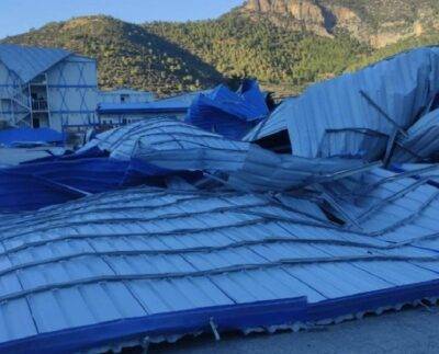 Mersin'de nükleer santralde çatı uçtu: 1 işçi yaşamını kaybetti!