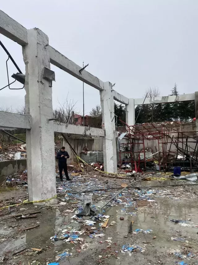 Balıkesir'deki Patlamanın yarattığı hasarın görüntüleri