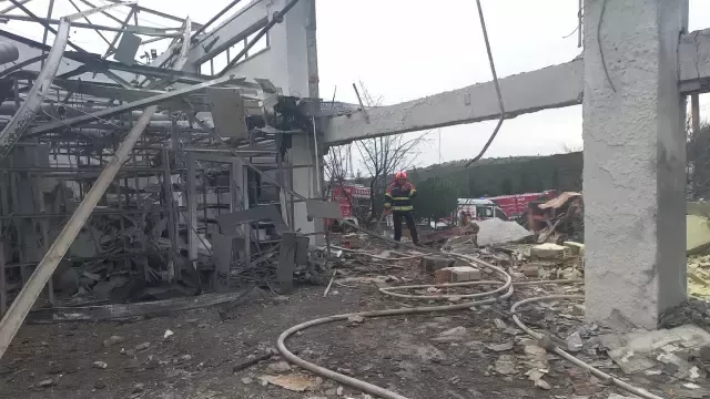 Balıkesir'deki Patlamanın yarattığı hasarın görüntüleri