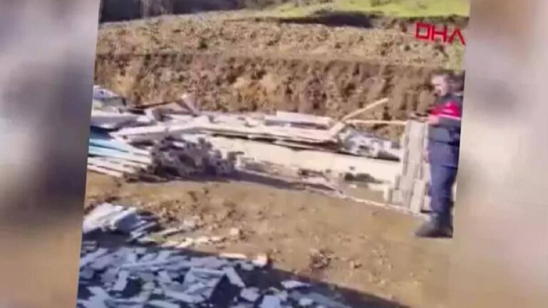Trabzon'da inşaatta istinat duvarı çöktü, 50 yaşındaki hayatını kaybetti