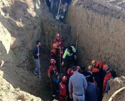 Polatlı'da yaşanan göçükte iki işçi hayatını kaybetti
