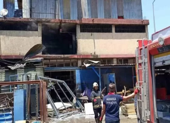 Adana'da üretim atölyesinde patlamada 3 işçi yaralandı 2