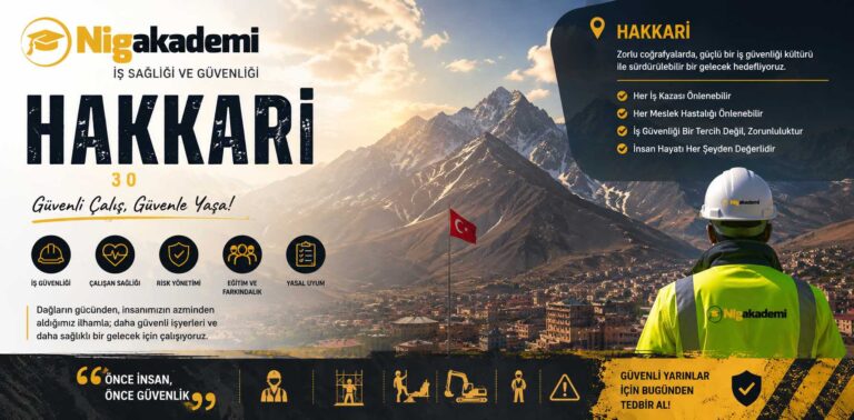 Hakkari İş Sağlığı ve Güvenliği Analizi 13 Hakkari İş Sağlığı ve Güvenliği Analizi