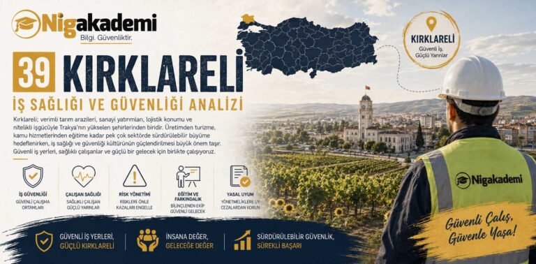 Kırklareli İş Sağlığı ve Güvenliği Analizi 18 Kırklareli İş Sağlığı ve Güvenliği Analizi